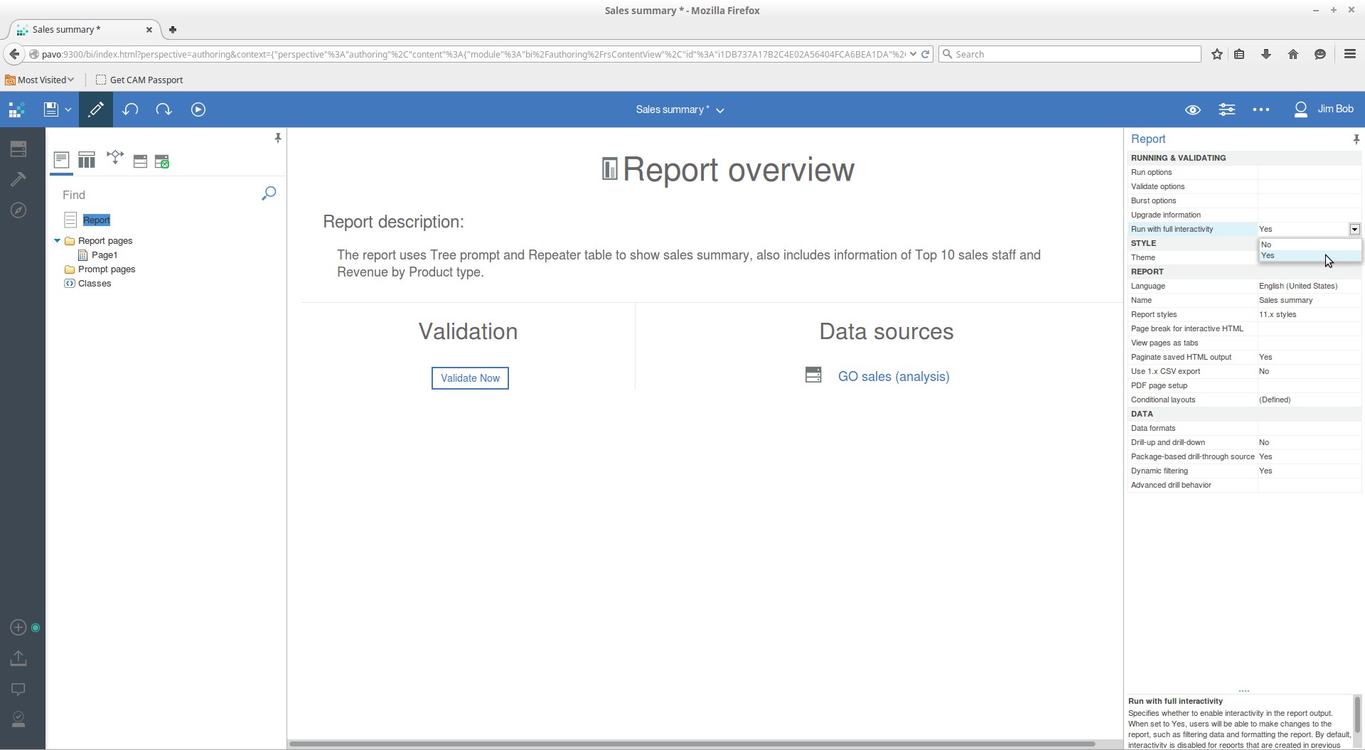 Cognos Reports Overview