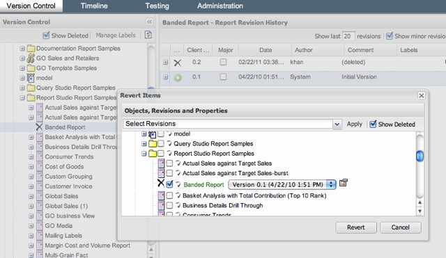 MotioCI Cognos environment monitoring