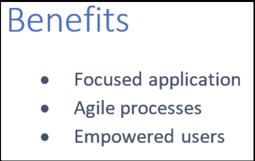 Mabhenefiti e-self-service reporting uye analytics